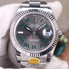 Rolex Datejust II Steel Slate Roman Wimbledon 41 mm