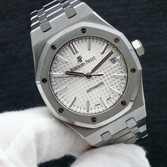 Audemars Piguet Royal Oak Silver Dial Steel 41mm 15400ST