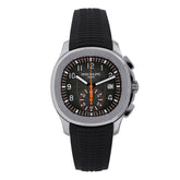 Patek Philippe Aquanaut Chronograph Steel Black Rubber Strap 42.2mm 5968A