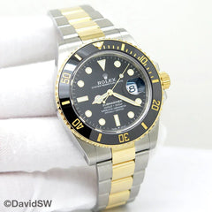 Rolex Submariner 2-Tone Steel Gold Black Dial 116613