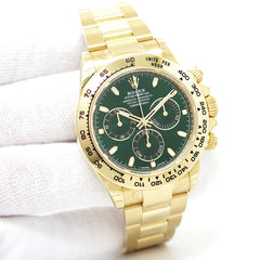 Rolex Daytona Cosmograph Gold Green Dial 116508