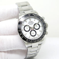 Rolex Daytona Cosmograph Ceramic Bezel White Panda Dial 116500