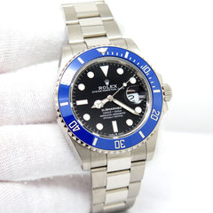 Rolex Submariner Cookie Monster Blue Ceramic Bezel White 126619