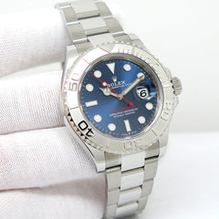 Rolex Yachtmaster Steel Platinum Blue Dial 126622