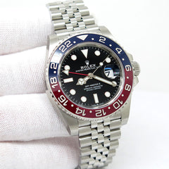 Rolex GMT-Master II Blue Red Pepsi Bezel Jubilee Steel 126710