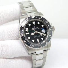 Rolex GMT-Master II Black Gray “Bruce Wayne” Bezel Steel 126710