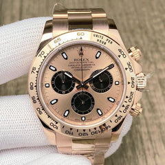 Rolex Daytona Cosmograph Black Dial Rose Gold 116505