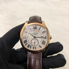 Cartier Drive Silver Dial Rose Gold 40mm WGNM0003