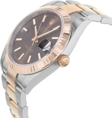 Rolex Datejust II Chocolate Dial Rose Gold 41mm