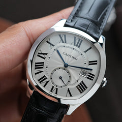 Cartier Drive Silver Dial Steel 40mm WSNM0004