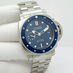 Panerai Submersible Blu Notte Blue Dial Steel 42mm PAM01068
