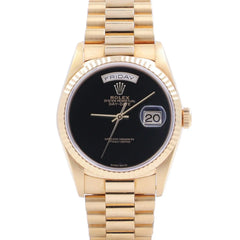 Rolex Day-Date Onyx Dial President 41mm