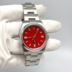 Rolex Oyster Perpetual Coral Red 36mm 277200