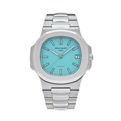Patek Philippe Nautilus Date Steel Tiffany & Co. Blue Dial 5711/1A-018