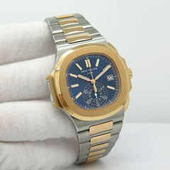 Patek Philippe Nautilus Chronograph Date Two Tone Rose Gold 40.5mm 5980 1AR-001