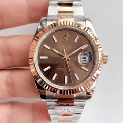 Rolex Datejust II Chocolate Dial Rose Gold 41mm