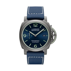Panerai Luminor Marina "70 Years Of Luminor" Blue Dial Sundblasted Titanium 44mm PAM01117