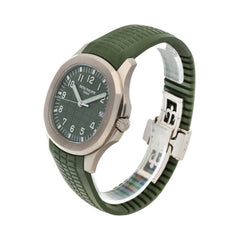 Patek Philippe Aquanaut Date Steel Green Strap 42.2mm 5168G-010