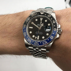 Rolex GMT-Master II Batman Bezel Jubilee Steel 126710