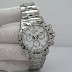 Rolex Daytona Cosmograph White Dial Steel 116520