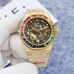 Audemars Piguet Royal Oak Double Balance Wheel Openworked Frosted Rose Gold 41mm 15468OR