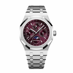 Audemars Piguet Royal Oak Perpetual Calendar Qatar Purple-Burgundy Dial 41mm 26574BC
