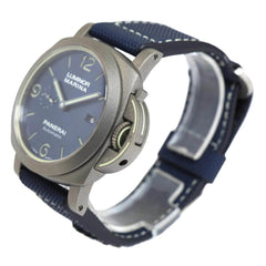 Panerai Luminor Marina "70 Years Of Luminor" Blue Dial Sundblasted Titanium 44mm PAM01117