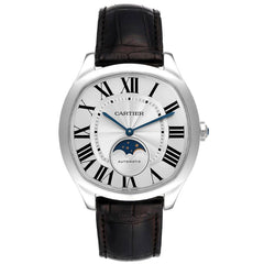 Cartier Drive de Cartier Silver Dial Moonphase 40mm WSNM0008