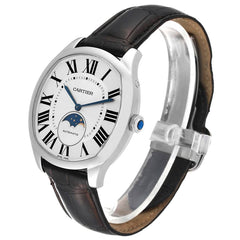 Cartier Drive de Cartier Silver Dial Moonphase 40mm WSNM0008
