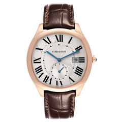 Cartier Drive Silver Dial Rose Gold 40mm WGNM0003