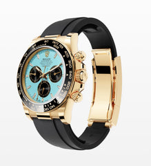 Rolex Daytona Cosmograph Gold Oysterflex Tiffany Dial 116515