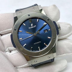 Hublot Classic Fusion Titanium Blue 38mm 565.NX.7170.RX