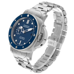Panerai Submersible Blu Notte Blue Dial Steel 42mm PAM01068