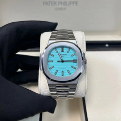Patek Philippe Nautilus Date Steel Tiffany & Co. Blue Dial 5711/1A-018