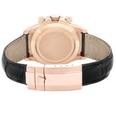 Rolex Daytona Cosmograph Leather Strap Ceramic Bezel 116515