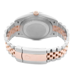Rolex Datejust 41mm Steel Jubilee Everose Gold Sundust Dial 126331
