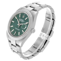 Rolex Datejust 41 Steel Mint Green Dial 126334