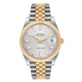 Rolex Datejust 41mm Gold Silver Dial Jubilee Steel Gold 126333