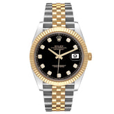 Rolex Datejust 36mm Steel Gold Diamond Dial 126333