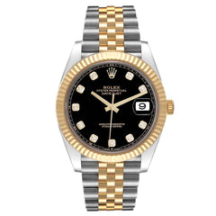 Rolex Datejust 36mm Steel Gold Diamond Dial 126333