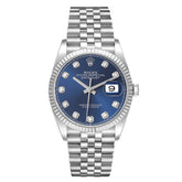 Rolex Datejust 36mm Steel Blue Diamond Dial 126234
