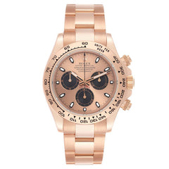 Rolex Daytona Cosmograph Black Dial Rose Gold 116505