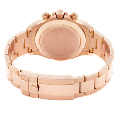 Rolex Daytona Cosmograph Black Dial Rose Gold 116505