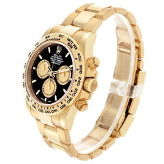 Rolex Daytona Cosmograph Black Dial Gold 126508