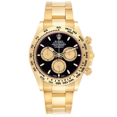 Rolex Daytona Cosmograph Black Dial Gold 126508