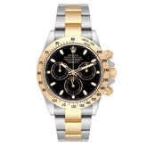 Rolex Daytona Steel Gold Black Dial 116523