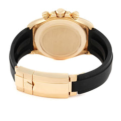 Rolex Daytona Cosmograph Gold Ceramic Bezel Oysterflex 116518