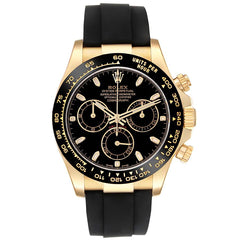 Rolex Daytona Cosmograph Gold Ceramic Bezel Oysterflex 116518
