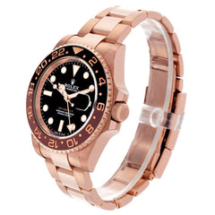 Rolex GMT-Master II Black Brown Root Beer Rose Gold 126715