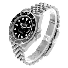 Rolex GMT-Master II Black Gray Bruce Wayne Bezel Jubilee Steel 126710